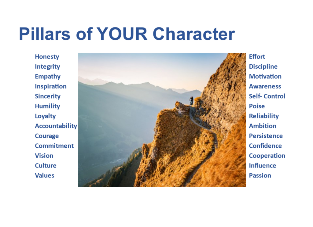 Pillars of YOUR Character
